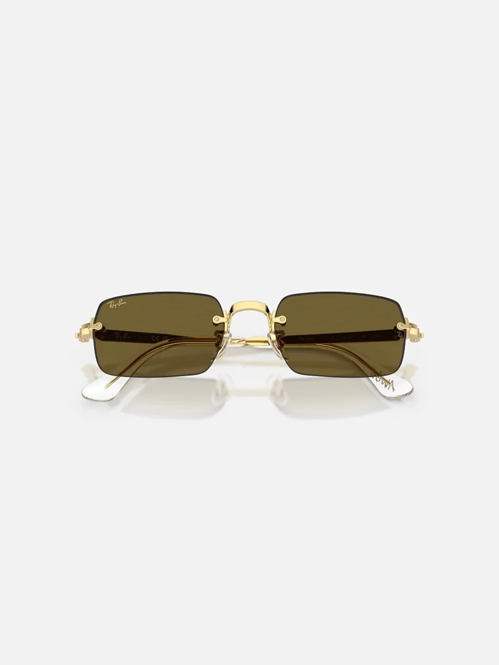 Ray-Ban RB3928 A$AP Rocky Gold Frame with Brown Lenses